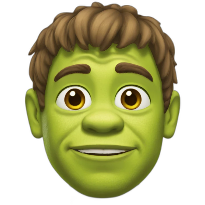 Shrek human emoji