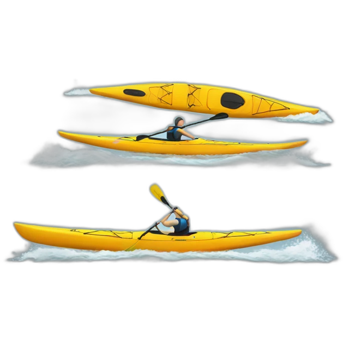 Kayak surfski emoji