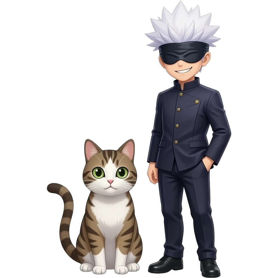 satoru gojo gato emoji