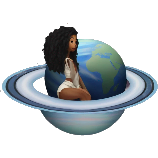 SZA on Saturn emoji