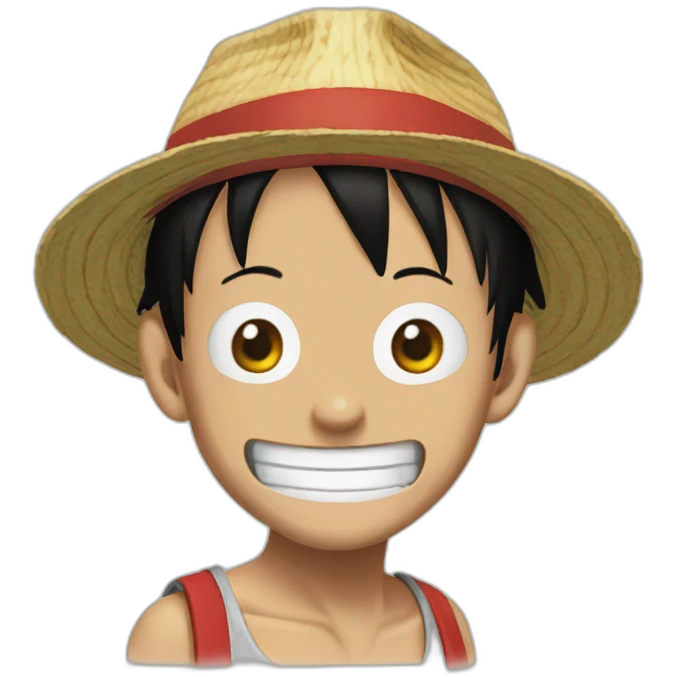 luffy d. monkey emoji