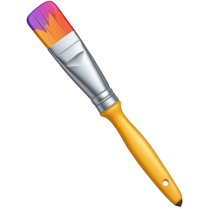 editing icon with brush emoji