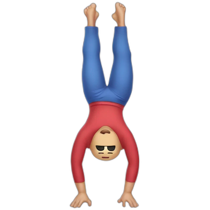 handstand-kirby emoji