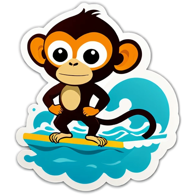 Strong monkey swimmer  emoji