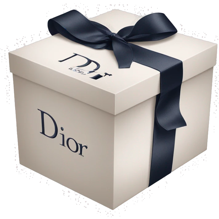 Dior logo on the box emoji