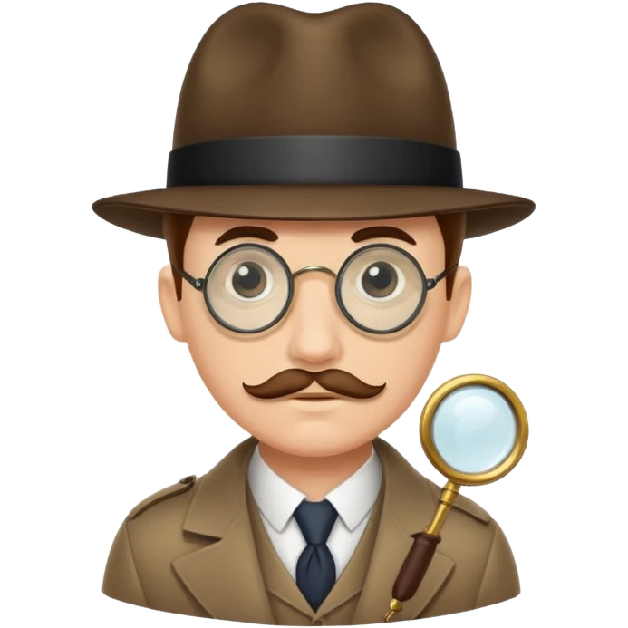 detective with a monocle eye emoji