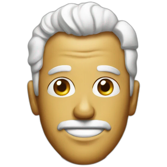 Man made of popcorn emoji