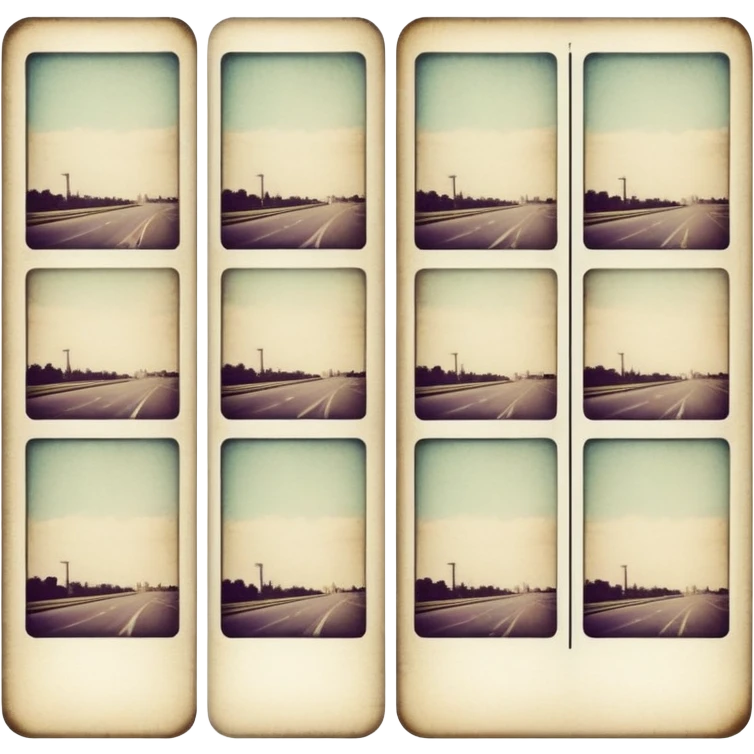 polaroid photo strip emoji