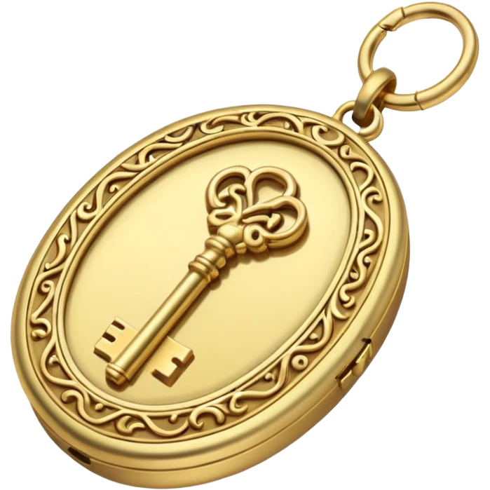 Tiny Key Locket
 emoji