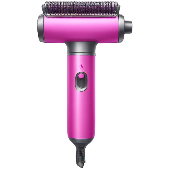 pink dyson airwrap hair styler emoji