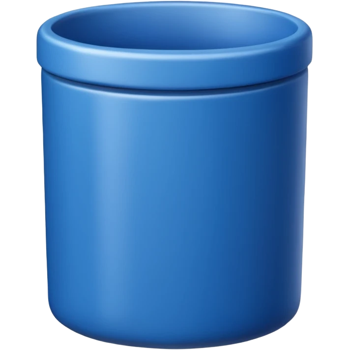 Blue container emoji