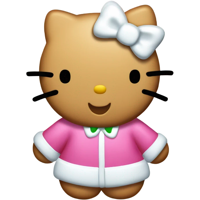 Hello kitty galleta navidad  emoji