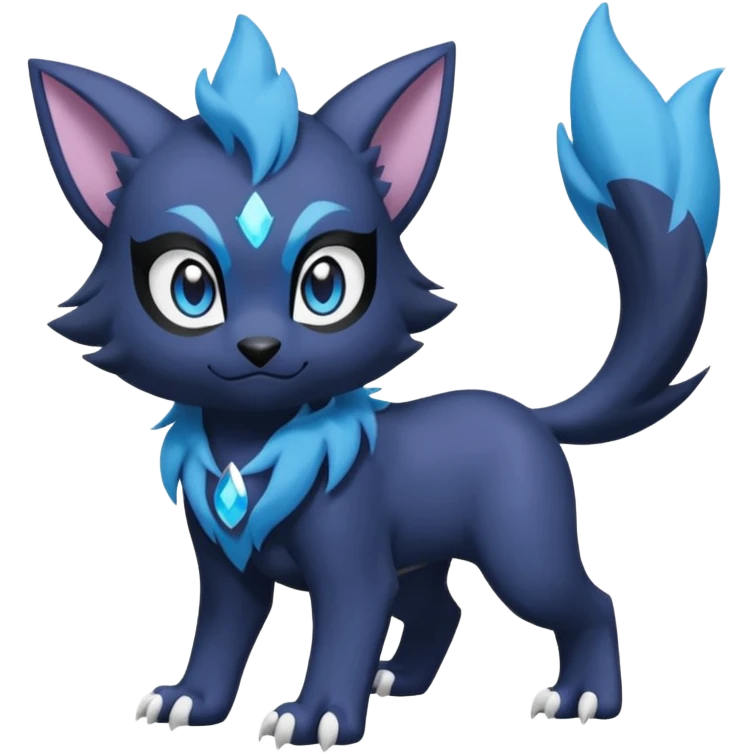 Luxray-Absol-Noibat-Dewott-fusion emoji