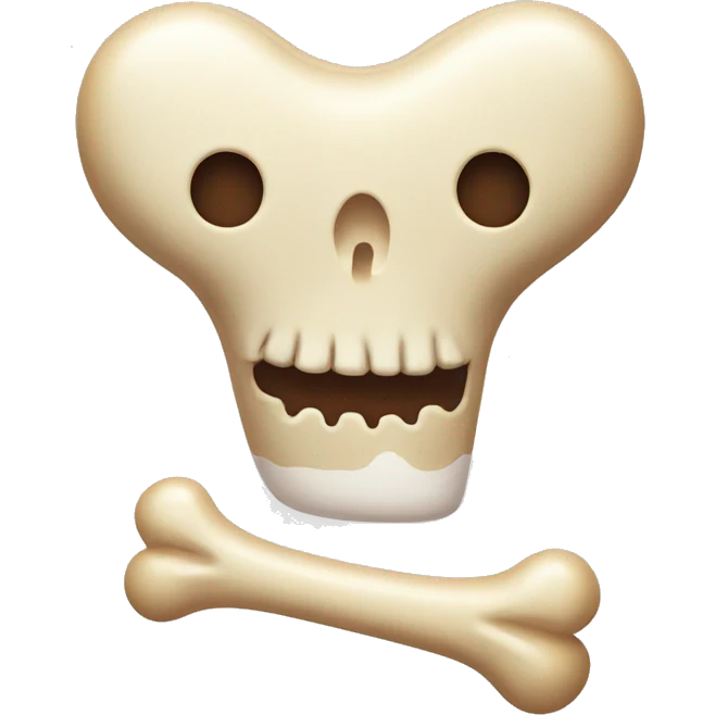 candy bone emoji
