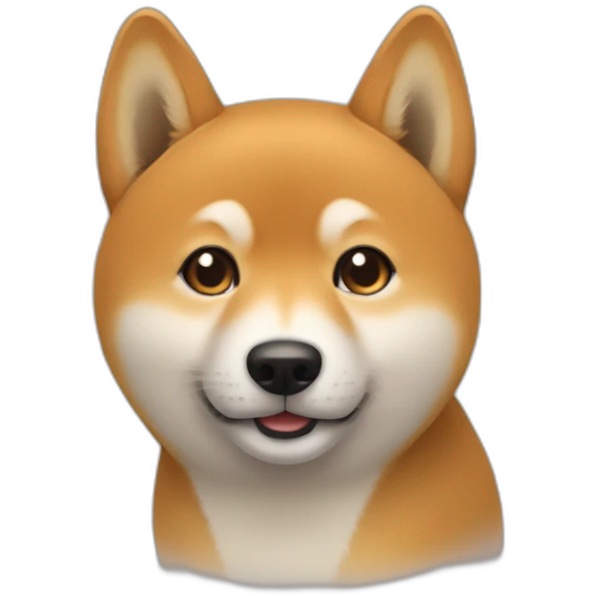 elone musk qui envoie un fusé sur laquelle se trouve un shiba emoji