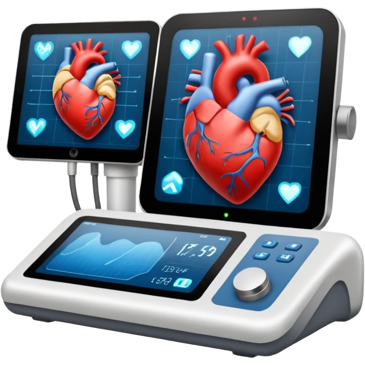 Cardiovascular ultrasound emoji