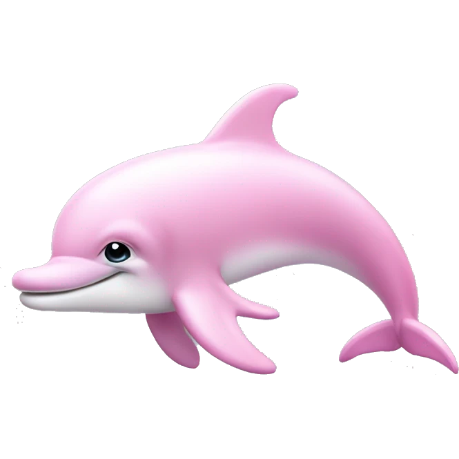 Pastel-pink-colors-dolphin emoji