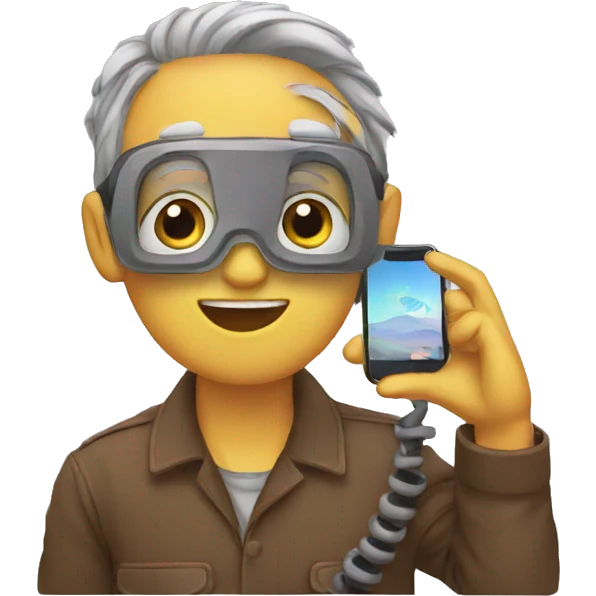 with phone emoji