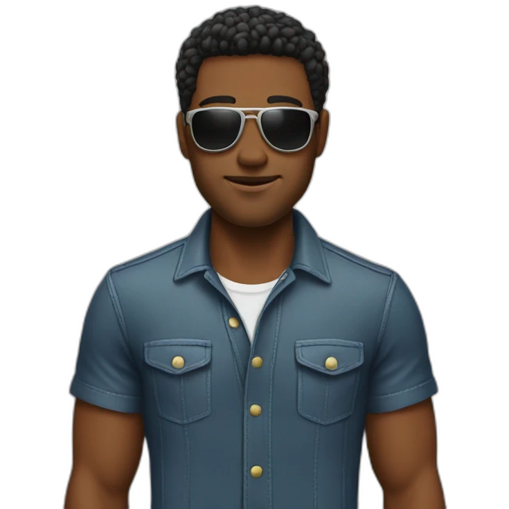The cool guy emoji