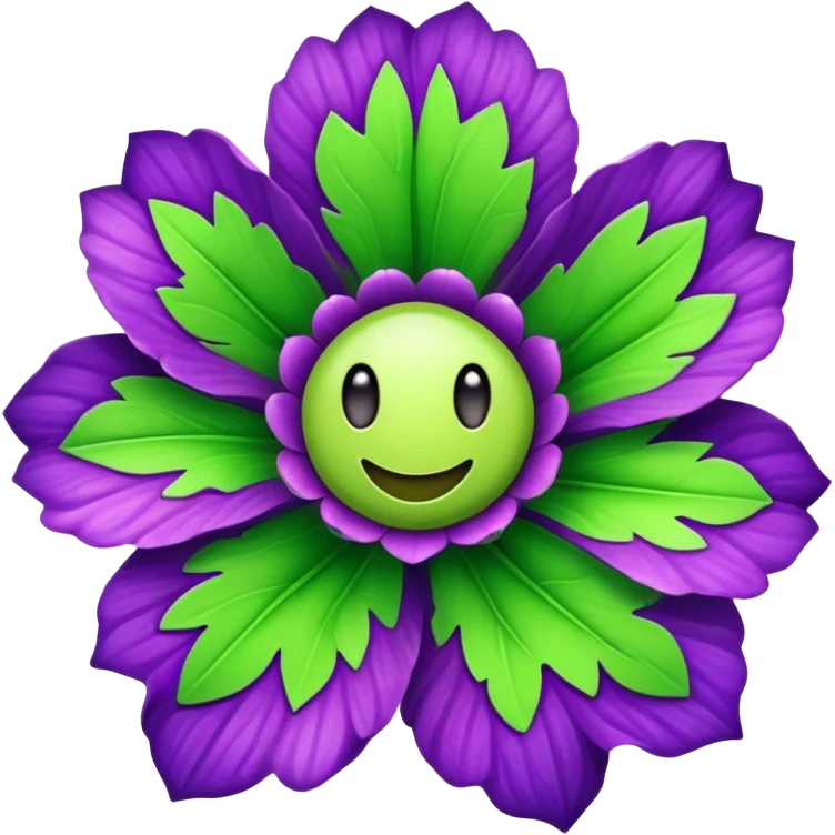 Carnivorous flower emoji