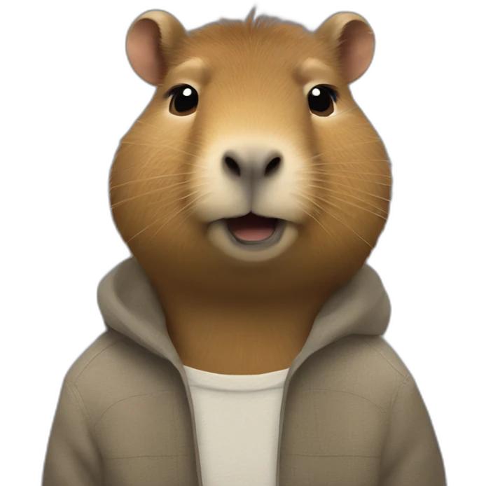 cinematic capybara-(proportional)calm-(realistic) emoji
