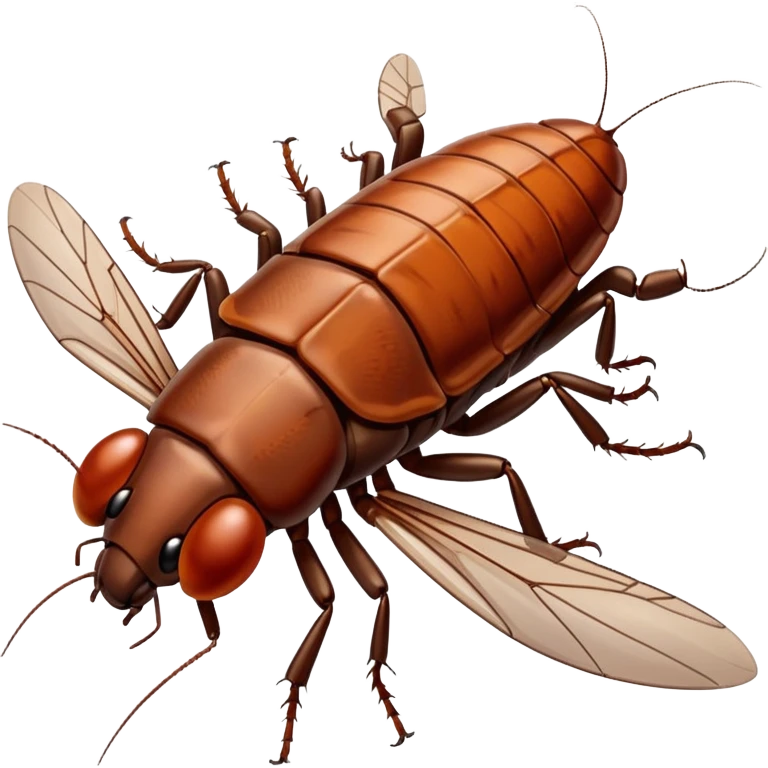 cockroach on plane  emoji