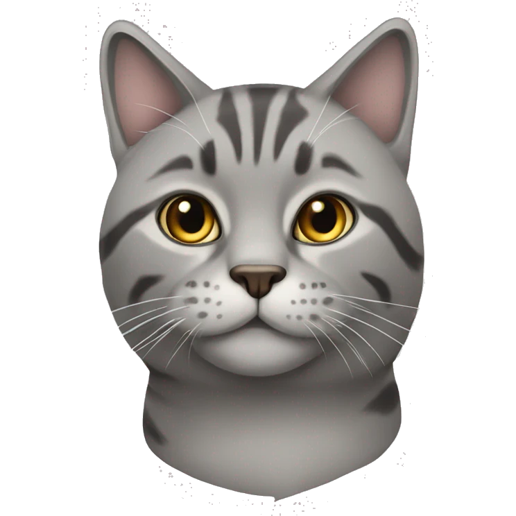 Серый кот emoji