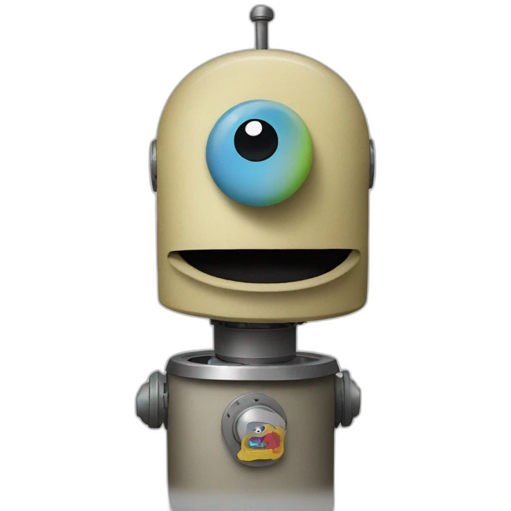 sesame street robot puppet emoji