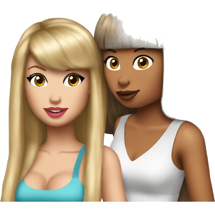 Taylor swift & Nicki Minaj  emoji