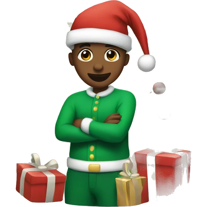Christmas vibes emoji