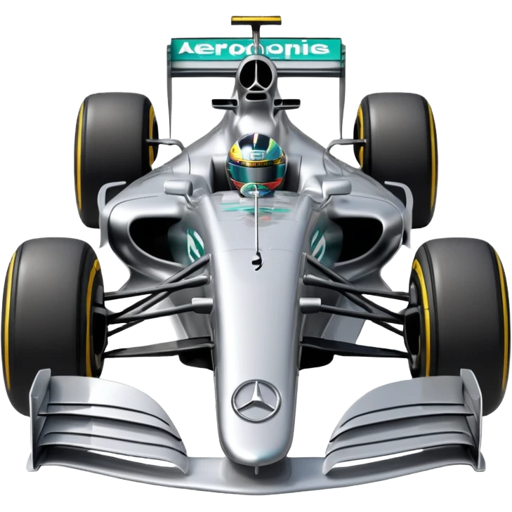 Formula 1 Mercedes  emoji