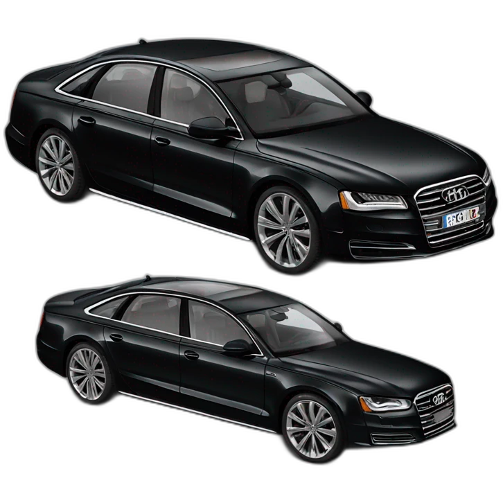 AUDI A8 55TFISI black emoji