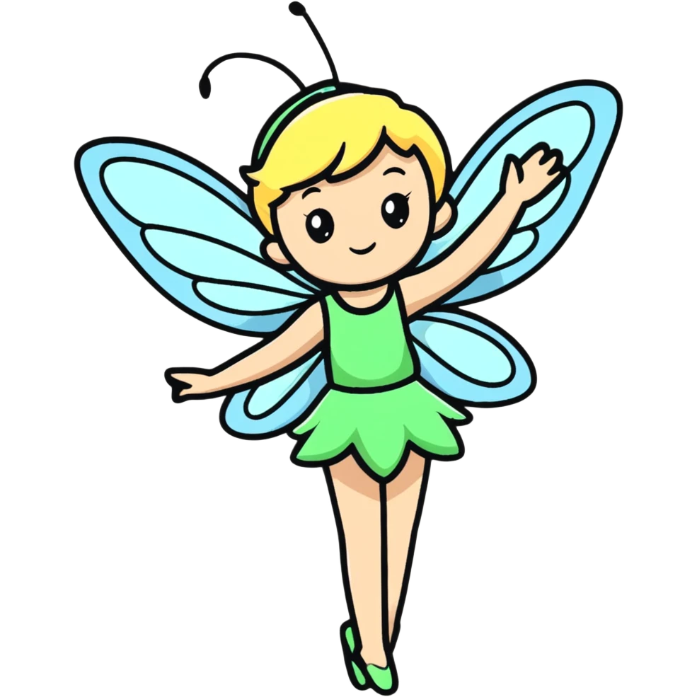 delicate fairy under a cherry blossom tree emoji