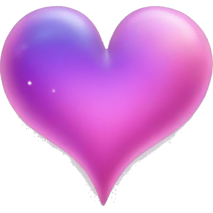 Spacey hearts emoji