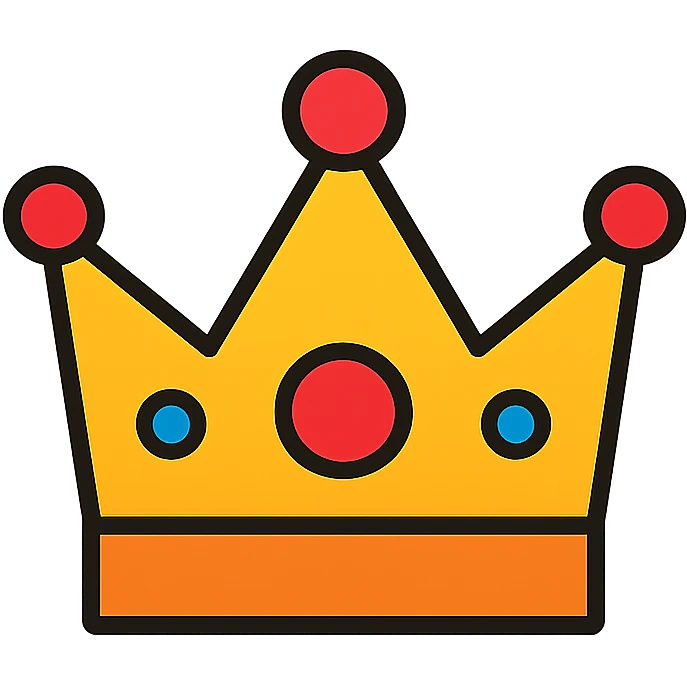 a crown emoji