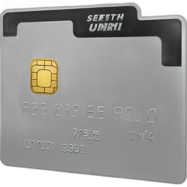 credit card black emoji