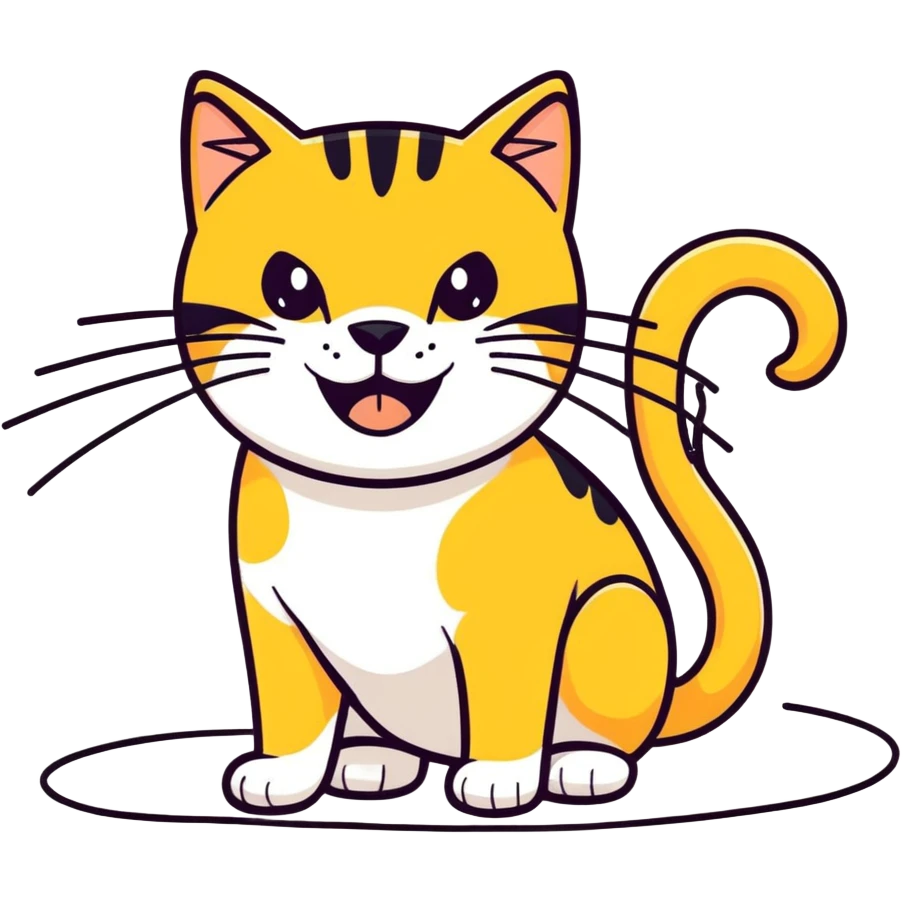 Golden cat biting wires ￼ emoji