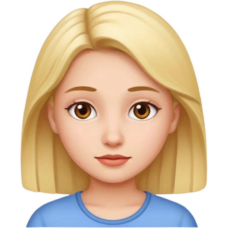 Una ragazza emoji