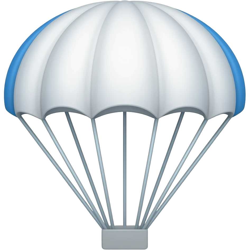 Parachute emoji
