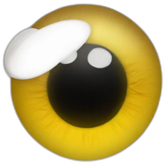laster eye emoji