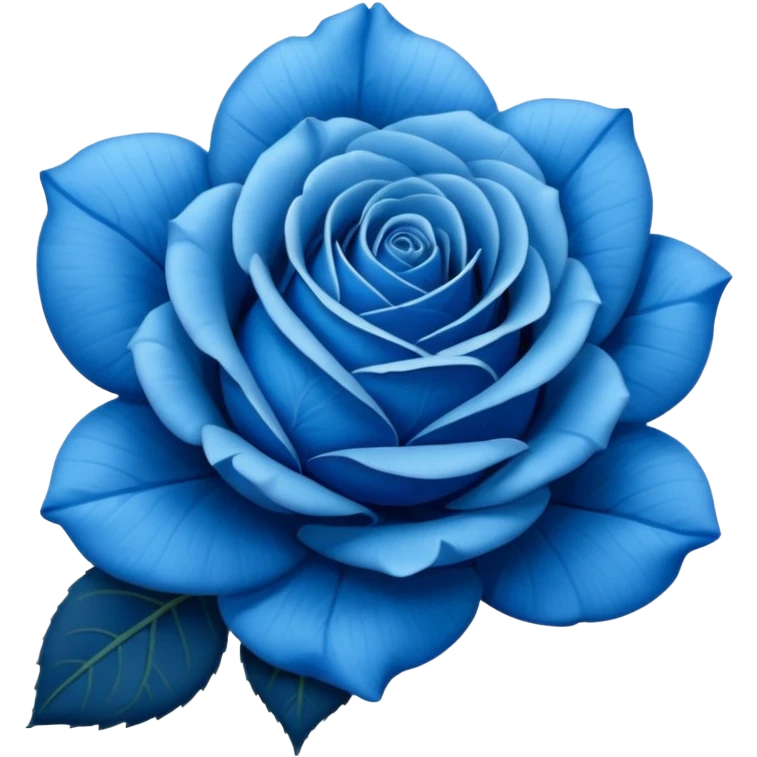 blue rose emoji