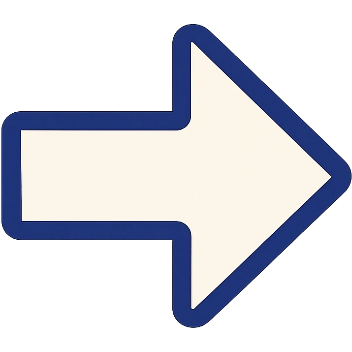 simple arrow icon in modern flat style emoji