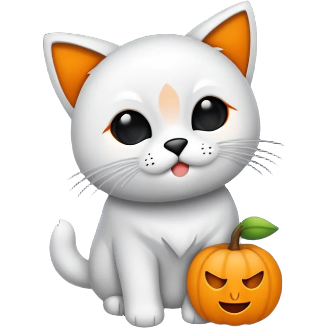 Кот на метле emoji