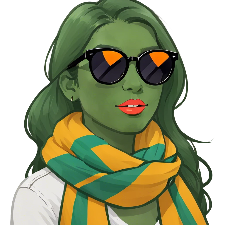 selfie of a stylish girl emoji