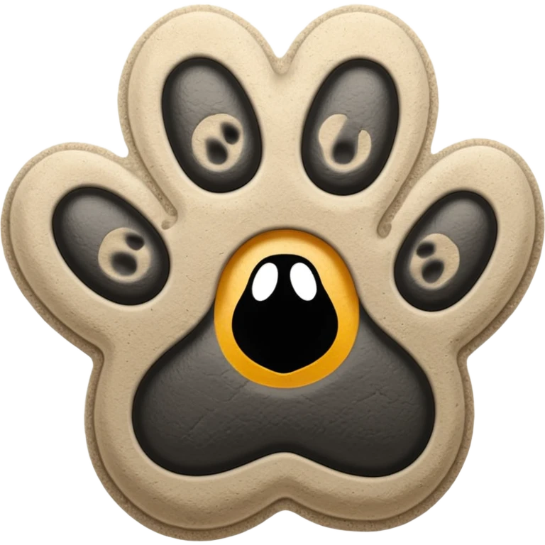 Paw print emoji