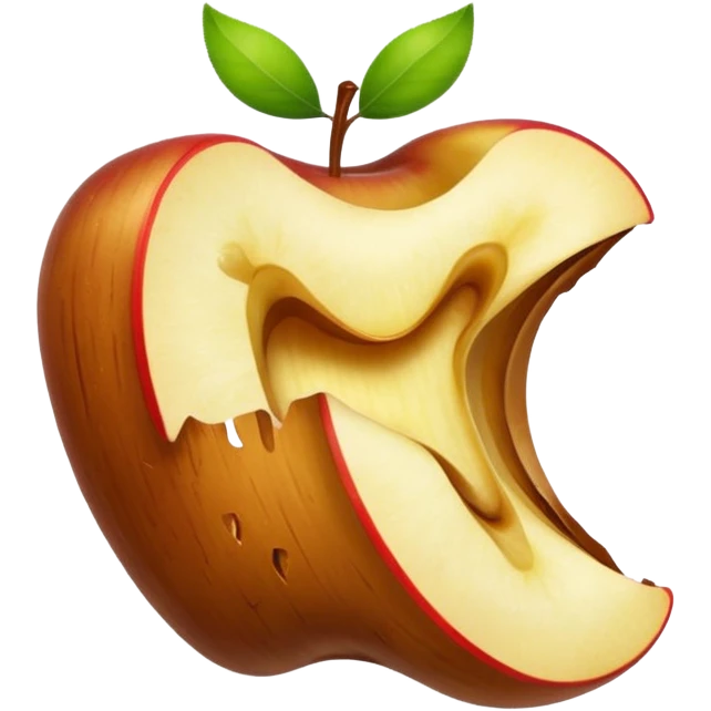 Apple core emoji
