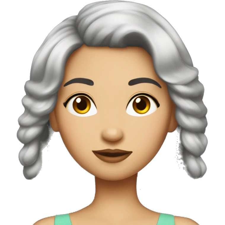 Coquette girl emoji