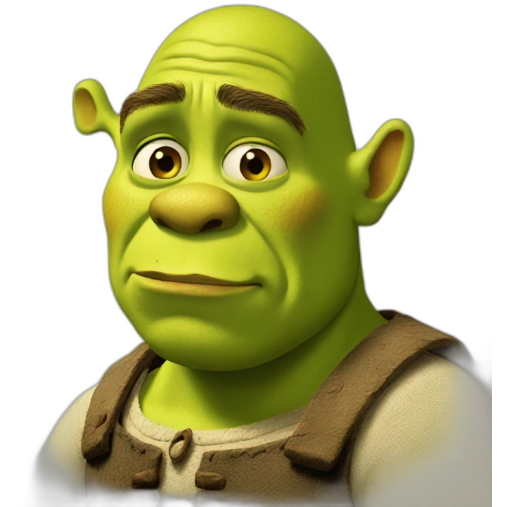 Shrek triste emoji