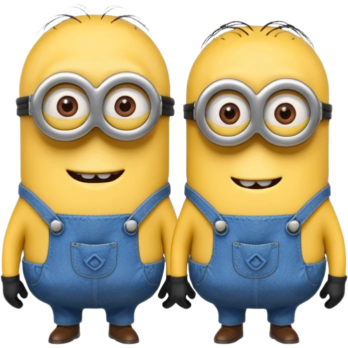 minions, animal skin cloth emoji