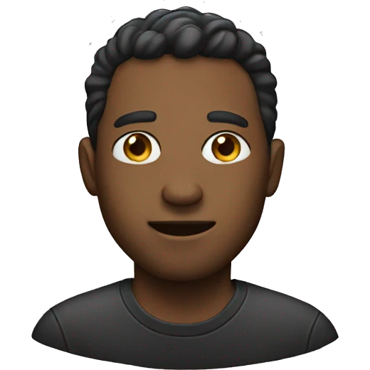 Emoji portrait of a male emoji